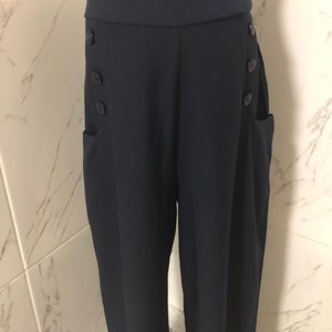 Unique Vintage- high waisted sailor pants